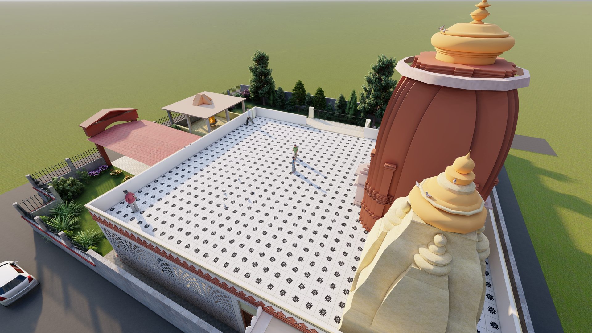 Shiv Mandir, Chanakyapuri — view 4