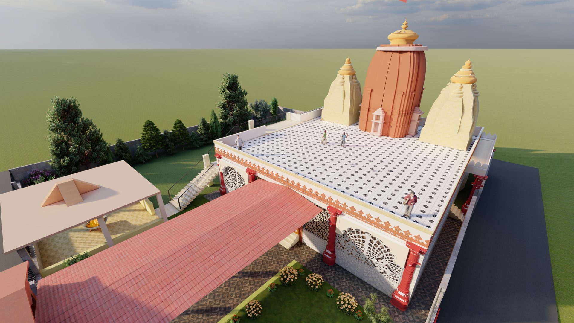 Shiv Mandir — temple entrance gateway